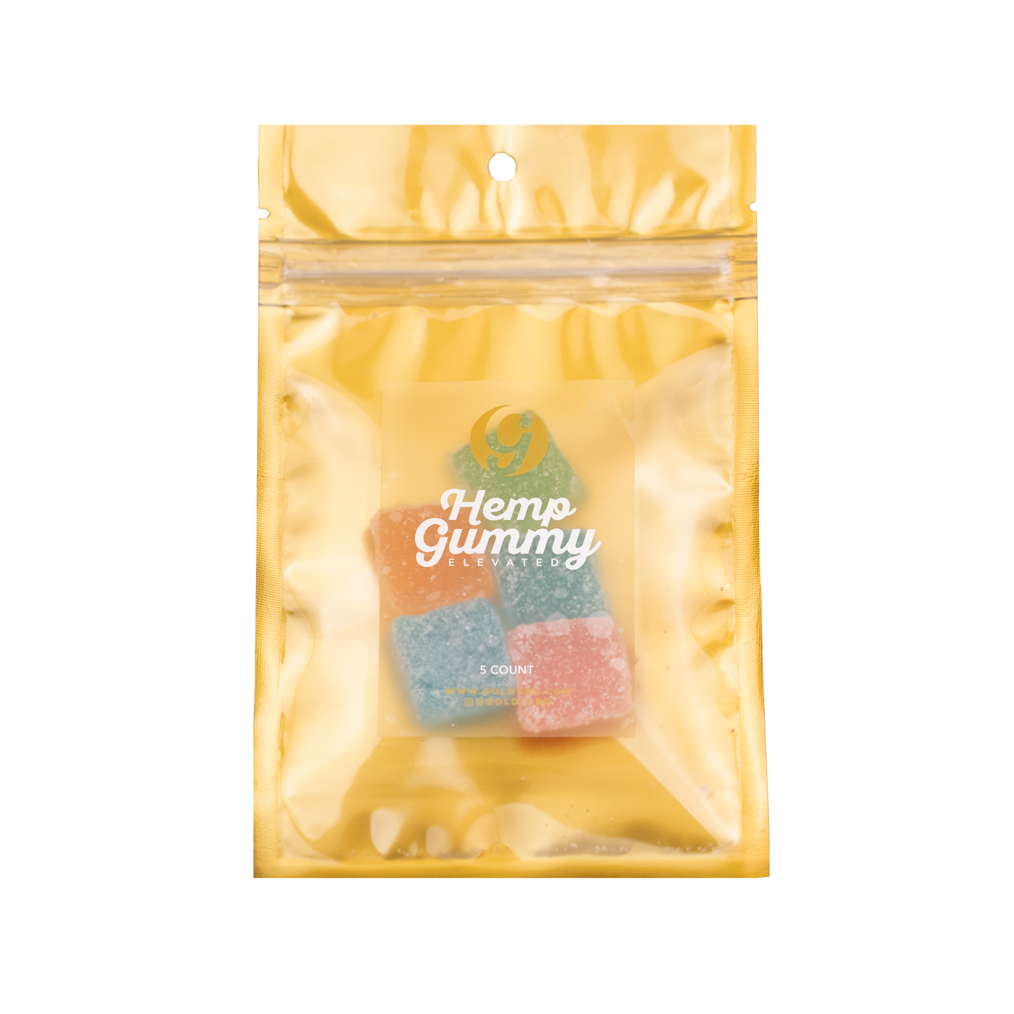 Case of 50MG Delta-8 Hemp Gummy 5 Count Bag (Qty. 12)