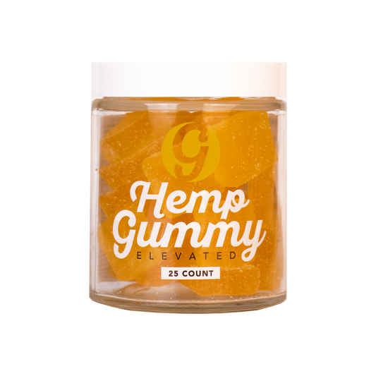 Case of 50MG Delta-8 Hemp Gummy 25 Count Jar (Qty. 12) AVAILABLE IN MULTIPLE FLAVORS