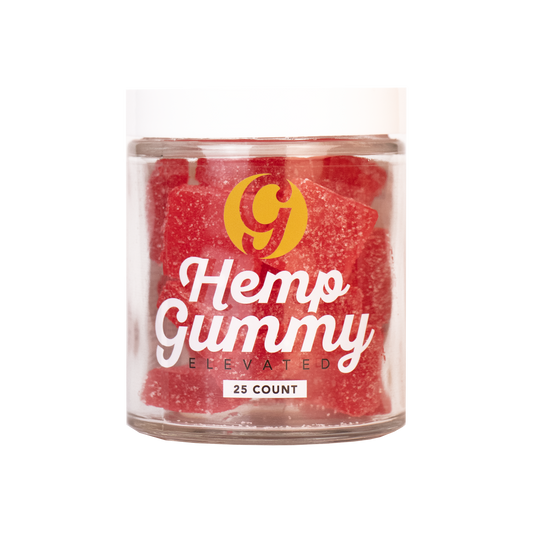 Case of 25MG Delta-8 Hemp Gummy 25 Count Jar (Qty. 12) AVAILABLE IN MULTIPLE FLAVORS