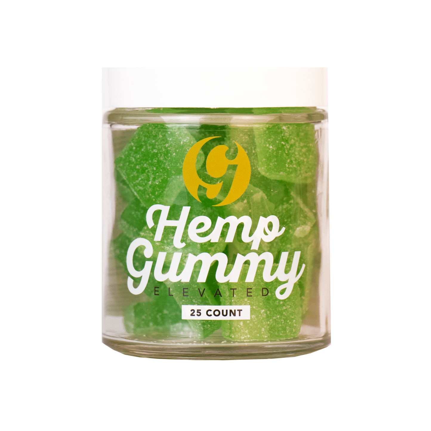 Case of 50MG Delta-8 Hemp Gummy 25 Count Jar (Qty. 12) AVAILABLE IN MULTIPLE FLAVORS